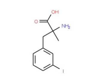 H-alpha-Me-D-Phe(3-I)-OH (CAS 457652-83-4) - chemical structure image