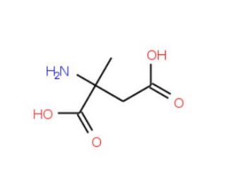 H-alpha-Me-L-Asp-OH (CAS 3227-17-6) - chemical structure image