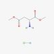 H-D-Asp(Me)-OMe hydrochloride (CAS 69630-50-8) - chemical structure image