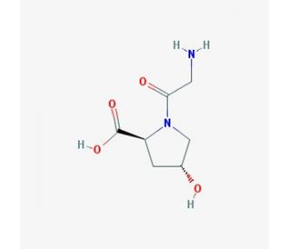H-Gly-Hyp-OH (CAS 24587-32-4) - chemical structure image