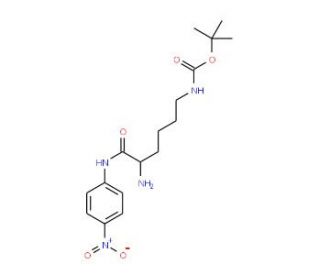 H-L-Lys(Boc)-pNA (CAS 172422-76-3) - chemical structure image