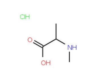 H-L-MeAla-OH*HCl (CAS 3913-67-5) - chemical structure image