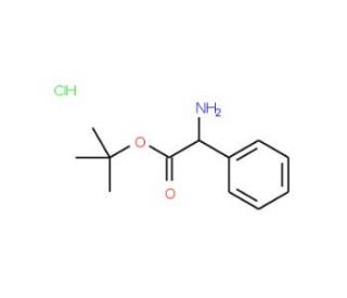 H-L-Phg-OtBu Hydrochloride (CAS 161879-12-5) - chemical structure image