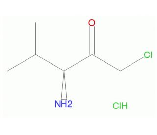 H-L-Val-CMK HCl (CAS 107831-79-8) - chemical structure image