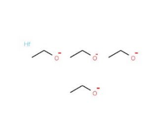Hafnium ethoxide (CAS 13428-80-3) - chemical structure image