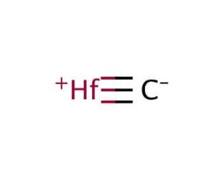 Hafnium(IV) carbide (CAS 12069-85-1) - chemical structure image
