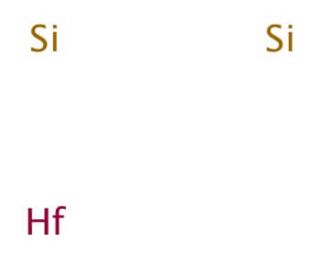 Hafnium silicide (CAS 12401-56-8) - chemical structure image