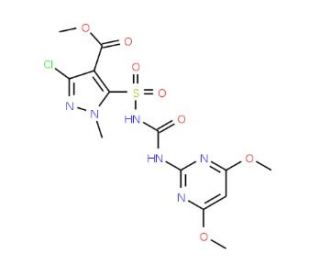Halosulfuron-methyl (CAS 100784-20-1) - chemical structure image
