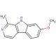 Harmine (CAS 442-51-3) - chemical structure image