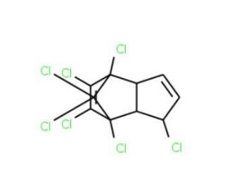 Heptachlor (CAS 76-44-8) - chemical structure image