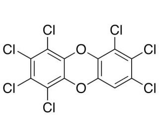 Heptachlorodibenzo-p-dioxin (CAS 35822-46-9) - chemical structure image