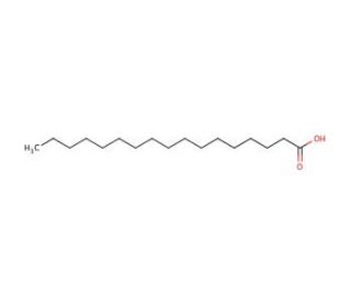 Heptadecanoic acid (CAS 506-12-7) - chemical structure image