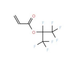 Heptafluoroisopropyl acrylate (CAS 13057-08-4) - chemical structure image