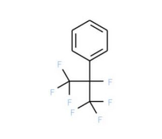 Heptafluoroisopropylbenzene (CAS 378-34-7) - chemical structure image
