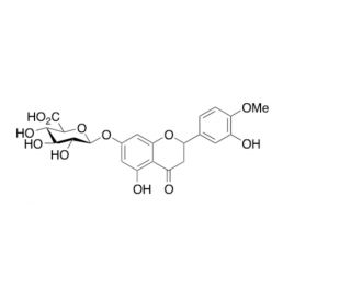 Hesperetin 7-O-&beta;-D-Glucuronide (CAS 67322-08-1) - chemical structure image