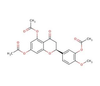 Hesperetin Triacetate - chemical structure image