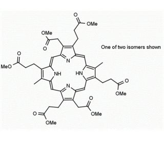 Hexacarboxylporphyrin I hexamethyl ester (CAS 885267-25-4) - chemical structure image 