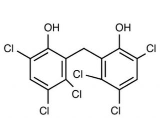 Hexachlorophene (CAS 70-30-4) - chemical structure image