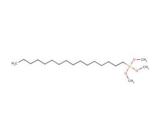 Hexadecyltrimethoxysilane (CAS 16415-12-6) - chemical structure image