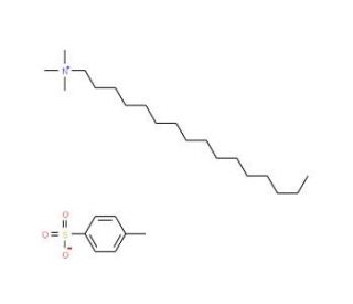 Hexadecyltrimethylammonium p-toluenesulfonate (CAS 138-32-9) - chemical structure image
