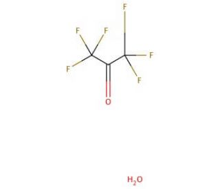 Hexafluoroacetone trihydrate (CAS 34202-69-2) - chemical structure image