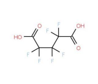 Hexafluoroglutaric acid (CAS 376-73-8) - chemical structure image