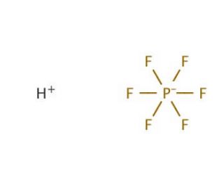 Hexafluorophosphoric acid solution (CAS 16940-81-1) - chemical structure image