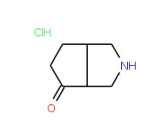 Hexahydro-cyclopenta[c]pyrrol-4-one hydrochloride (CAS 127430-46-0) - chemical structure image