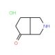 Hexahydro-cyclopenta[c]pyrrol-4-one hydrochloride (CAS 127430-46-0) - chemical structure image