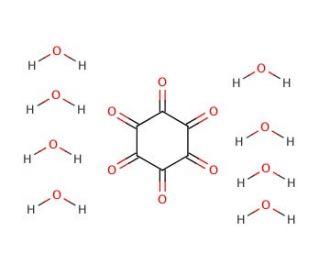Hexaketocyclohexane octahydrate (CAS 527-31-1) - chemical structure image