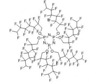 Hexakis(1H,1H,7H-perfluoroheptoxy)phosphazene (CAS 3830-74-8) - chemical structure image