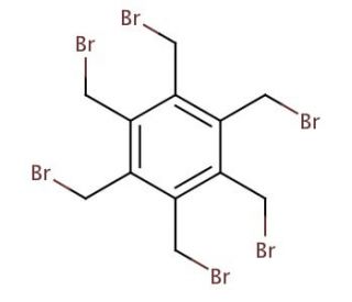 Hexakis(bromomethyl)benzene (CAS 3095-73-6) - chemical structure image