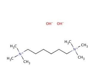 Hexamethonium hydroxide solution (CAS 556-81-0) - chemical structure image