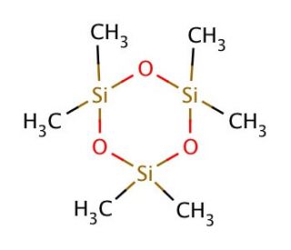 Hexamethylcyclotrisiloxane (CAS 541-05-9) - chemical structure image