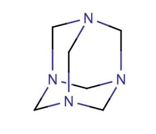 Hexamethylenetetramine (CAS 100-97-0) - chemical structure image