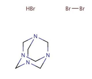 Hexamethylenetetramine tribromide (CAS 149261-40-5) - chemical structure image