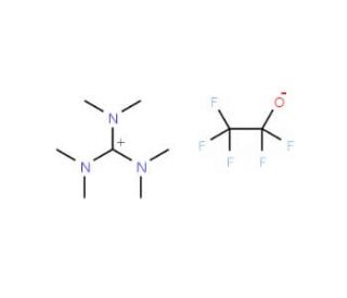 Hexamethylguanidinium-pentafluoroethanolate (CAS 479024-70-9) - chemical structure image