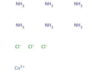 Hexammine cobalt(III) chloride (CAS 10534-89-1) - chemical structure image