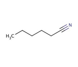 Hexanenitrile (CAS 628-73-9) - chemical structure image