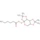 Hexaneperoxoic acid 2,2,7,7-tetramethyl-tetrahydro-bis[1,3]-dioxolo[4,5b,4′,5′,-d]-pyran-3yl-ester - chemical structure image