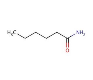 Hexanoamide (CAS 628-02-4) - chemical structure image