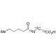 Hexanoyl Glycine-13C2,15N - chemical structure image