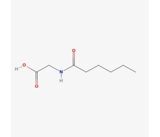 Hexanoyl Glycine (CAS 24003-67-6) - chemical structure image