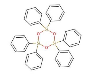 Hexaphenylcyclotrisiloxane (CAS 512-63-0) - chemical structure image