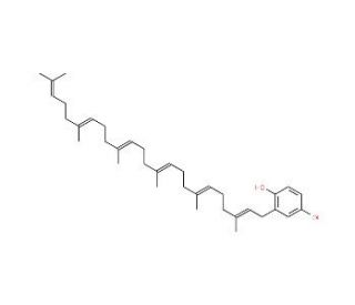 Hexaprenylhydroquinone (CAS 119980-00-6) - chemical structure image