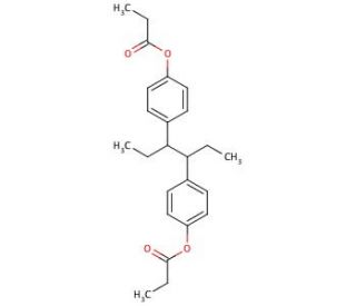 Hexestrol dipropionate (CAS 4825-53-0) - chemical structure image