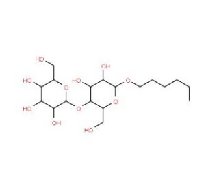 Hexyl b-D-maltopyranoside (CAS 870287-95-9) - chemical structure image