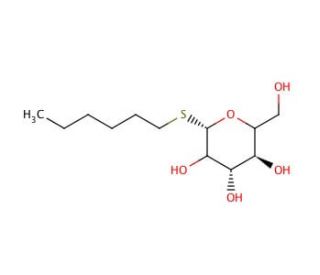 Hexyl &beta;-D-Thioglucopyranoside (CAS 85618-19-5) - chemical structure image