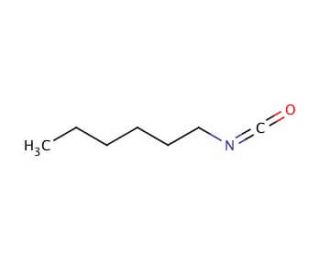 Hexyl isocyanate (CAS 2525-62-4) - chemical structure image