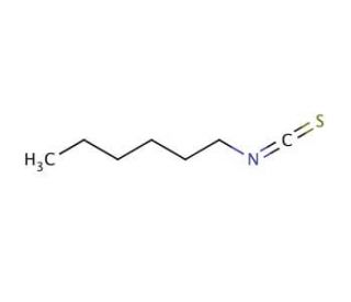 Hexyl isothiocyanate (CAS 4404-45-9) - chemical structure image